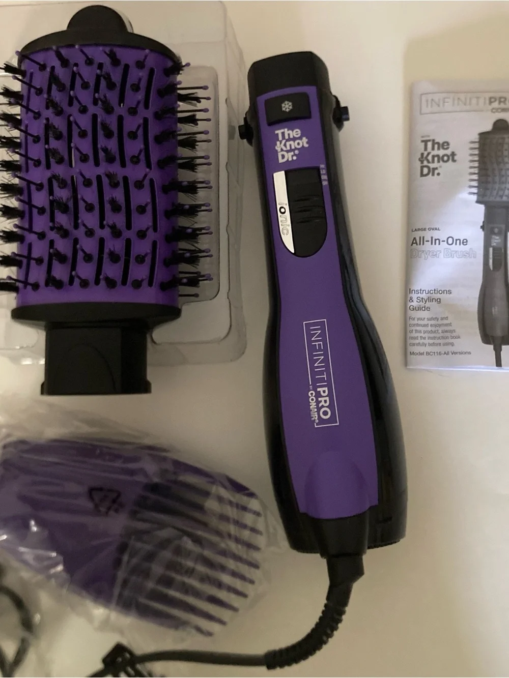 All-In-One Dryer Brush - Purple